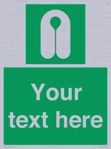 Custom sign safe condition Lifejacket